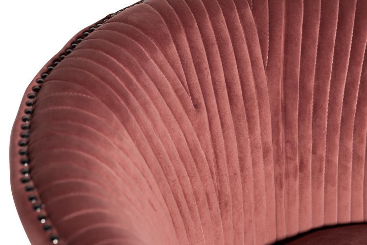 Кресло велюр темно-розовый 69*72*83см (TT-00001130)