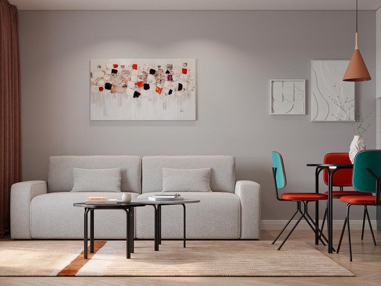 Панно декоративное с эффектом 3d minimalism, с белой рамой, 40х40 см (77478) Панно декоративное с эффектом 3d minimalism, с белой рамой, 40х40 см (77478)