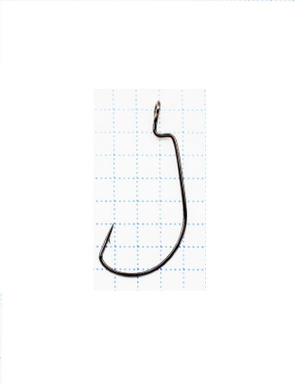 Крючок Koi Wide Range Worm № 1 , BN, офсетный (10 шт.) KH6221-1BN (69034)