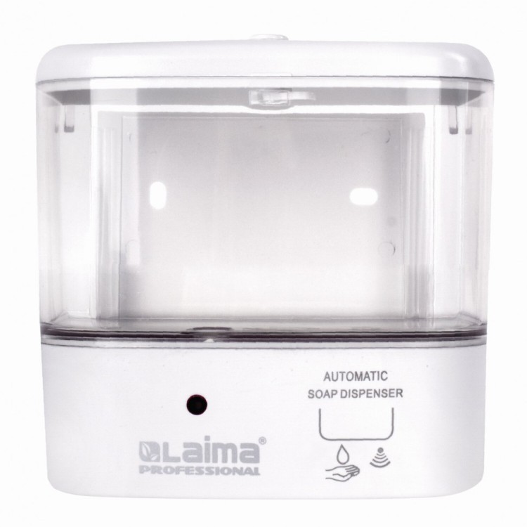 Дозатор для жидкого мыла Laima CLASSIC Наливной Сенсорный 0,6 л белый 607316 (1) (91798)