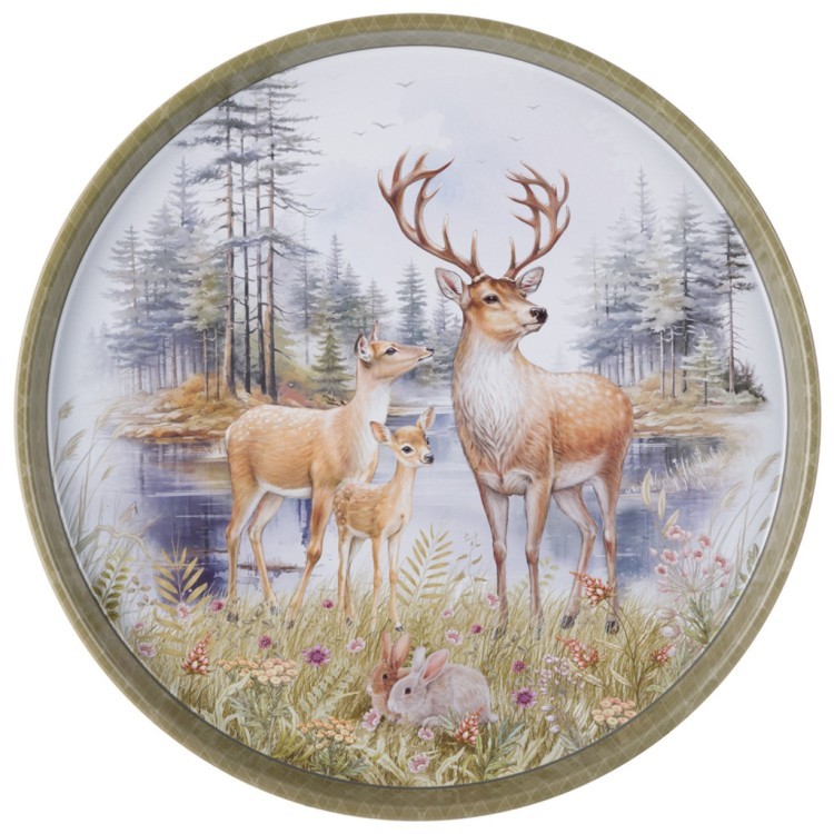 Поднос сервировочный agness 33*2,1 см Agness (898-252)