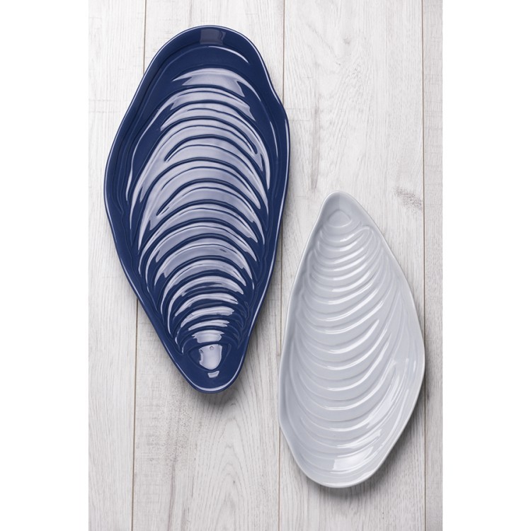 Блюдо сервировочное nautical, 18,5х36,5 см, серое (75763)