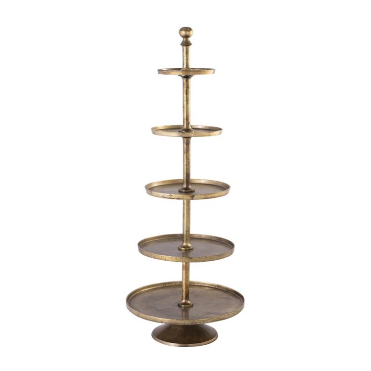 Этажерка 24707-167, 60, металл, Vintage brass, ROOMERS TABLEWARE