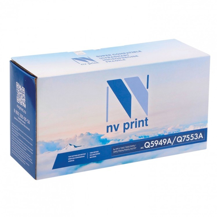 Картридж лазерный NV PRINT NV-Q5949A/Q7553A для HP ресурс 3000 стр. 362903 (1) (90966)