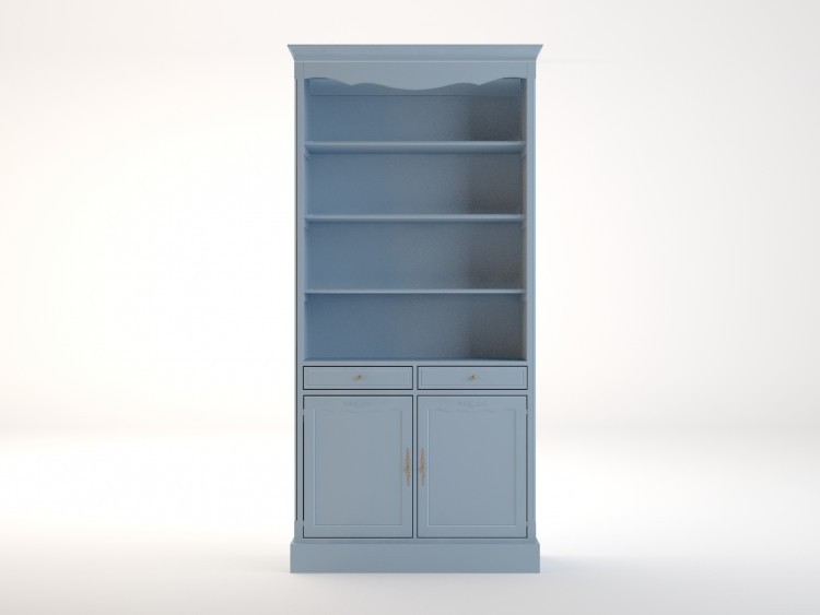 Книжный шкаф Leontina Blue арт ST9330B ST9330B-ET