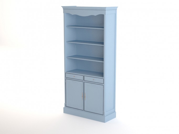 Книжный шкаф Leontina Blue арт ST9330B ST9330B-ET
