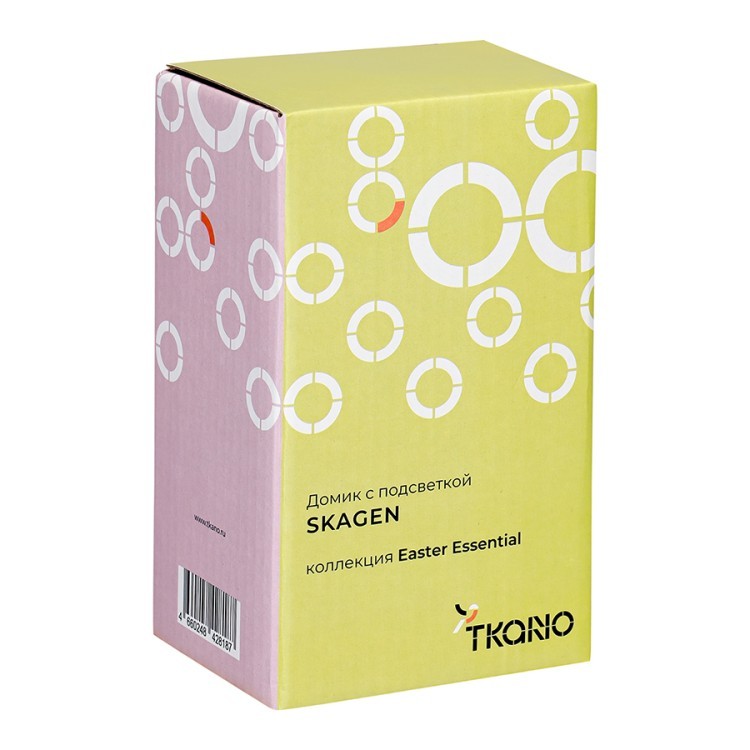 Домик из фарфора с подсветкой skagen из коллекции easter essential, 15 см (78771)