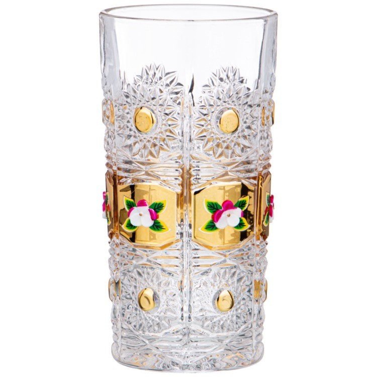 Набор для воды/сока "lefard gold glass" 7пр.: кувшин + 6 стаканов 1400/400 мл Lefard (195-159)