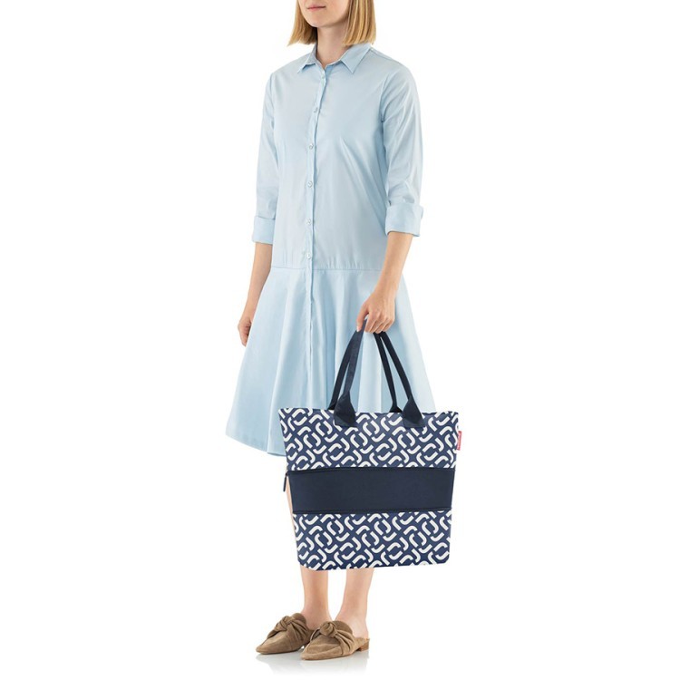Сумка shopper e1 signature navy (70980) Сумка shopper e1 signature navy (70980)
