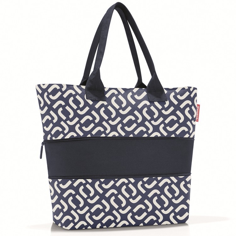 Сумка shopper e1 signature navy (70980) Сумка shopper e1 signature navy (70980)