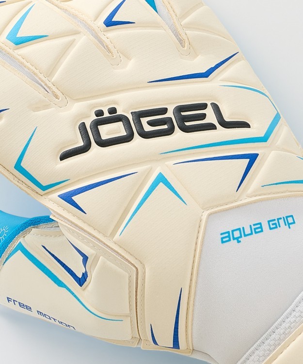 Перчатки вратарские JÖGEL Legend UL4 Aqua Roll Negative, белый (2119338)