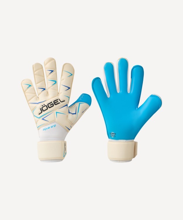 Перчатки вратарские JÖGEL Legend UL4 Aqua Roll Negative, белый (2119338)