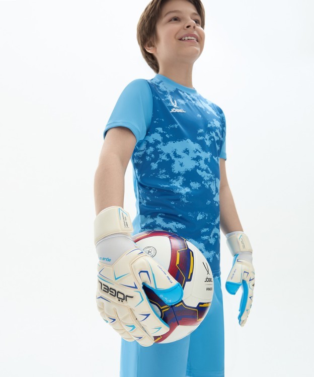 Перчатки вратарские JOGEL Legend UL4 Aqua Roll Negative, белый (2119338)