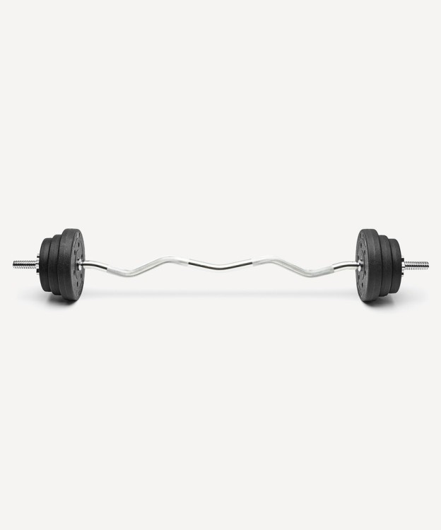 Гриф для штанги Starfit BB-101 EZ-образный, d=25 мм, металл, с металлическими замками, хром, 120 см (2103499) Гриф для штанги Starfit BB-101 EZ-образный, d=25 мм, металл, с металлическими замками, хром, 120 см (2103499)