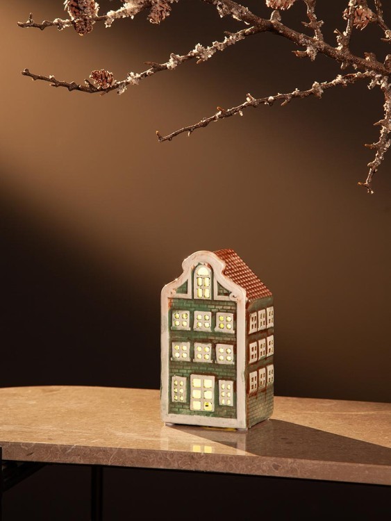 Домик с подсветкой aulum из коллекции new year essential, 16 см (79392)