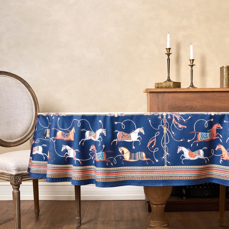 Скатерть овальная "passage"140х180см ,белый, 100% хлопок,твил, пропитка Lefard (850-759-4)