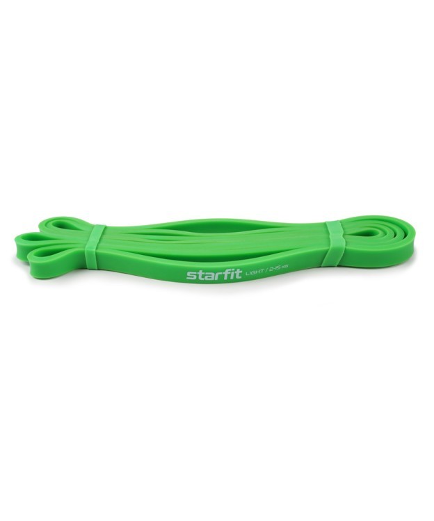 Эспандер ленточный для кросс-тренинга ES-803, 2-15 кг, 208х1,3 см, зеленый (1676096)