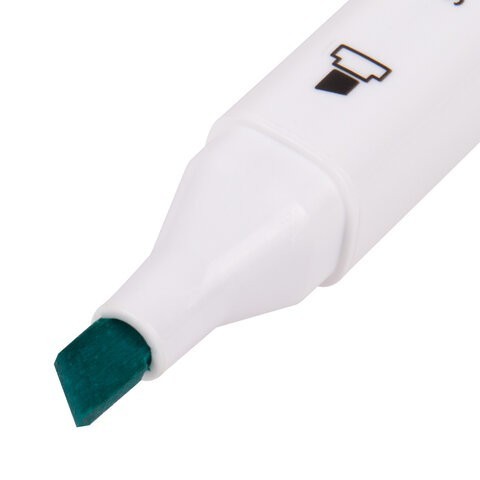 Маркеры для скетчинга двусторонние Brauberg Art Debut White линия 1-6 мм 12 цветов 152135 (86702)