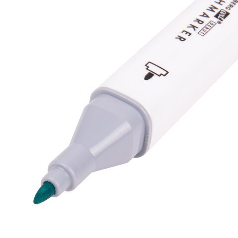 Маркеры для скетчинга двусторонние Brauberg Art Debut White линия 1-6 мм 12 цветов 152135 (86702)