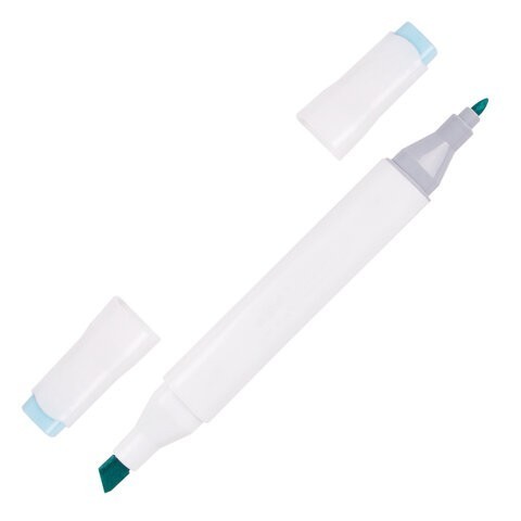 Маркеры для скетчинга двусторонние Brauberg Art Debut White линия 1-6 мм 12 цветов 152135 (86702)