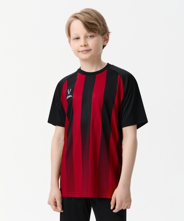Футболка игровая JÖGEL CAMP Striped Jersey, красный/черный, детский (1745189) Футболка игровая JÖGEL CAMP Striped Jersey, красный/черный, детский (1745189)