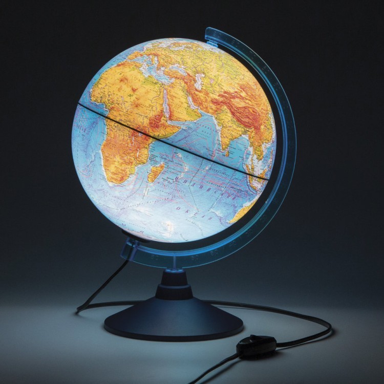 Глобус физический Globen Классик Евро d250 мм с подсветкой Ке012500189 (1) (72916)