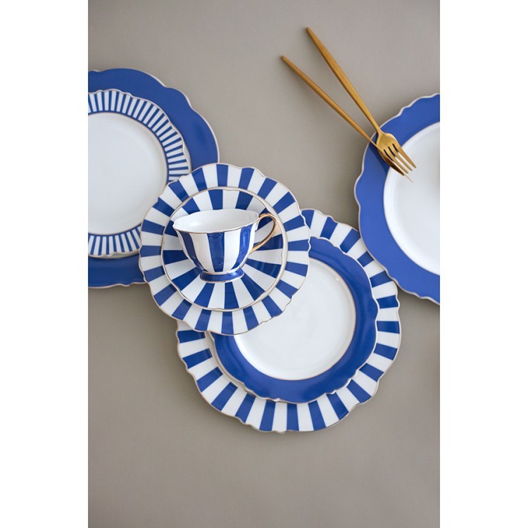 Набор чайных пар в полоску vintage charm, 220 мл, 2 шт. (78625)