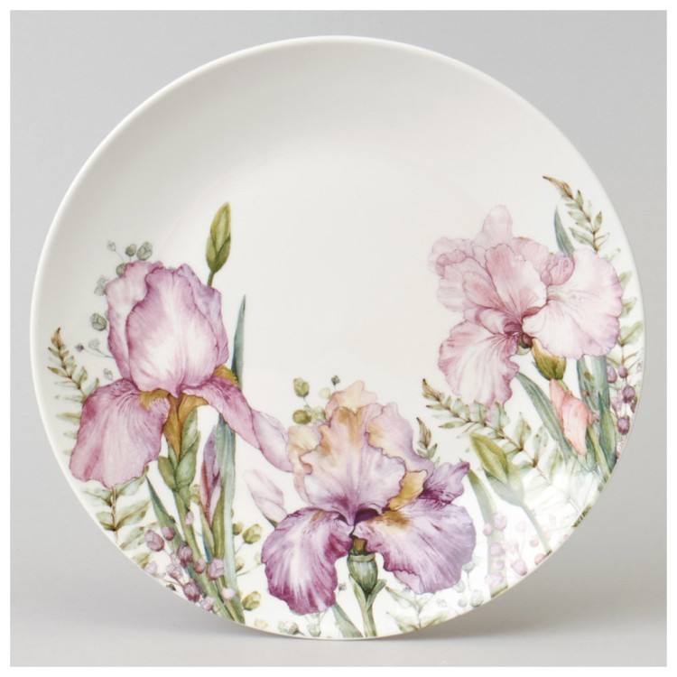 Набор тарелок закусочных lefard "irises" 2 шт. 20,5*2 см (425-143) 
