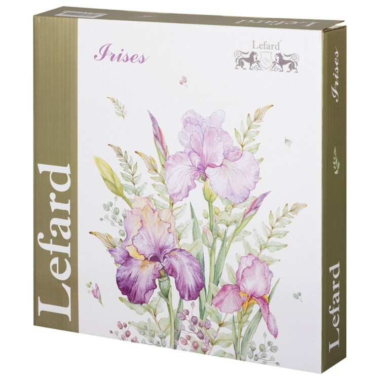 Набор тарелок закусочных lefard "irises" 2 шт. 20,5*2 см (425-143) 
