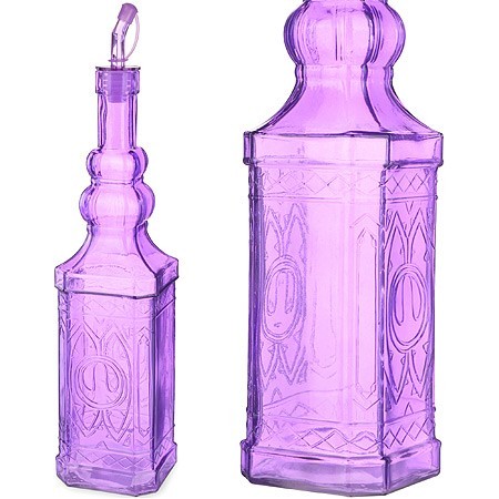 Бутылка для масла 1000 мл стекло ФИОЛЕТОВЫЙ LR (28194-5)