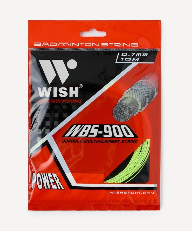 Струна для бадминтона String WBS-900, желто-зеленый (2119128)