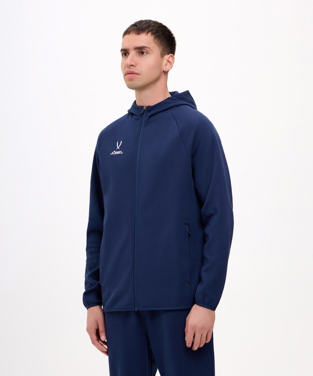 Худи на молнии JÖGEL ESSENTIAL Athlete Hooded FZ Jacket, темно-синий (2130811)