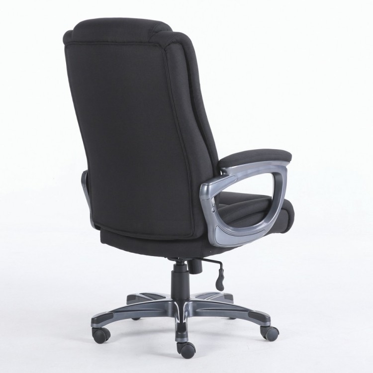 Кресло руководителя Brabix Premium Solid HD-005 до 180 кг ткань черное 531822 (1) (84628)
