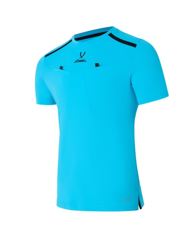 Футболка судейская JÖGEL DIVISION PerFormDRY Referee Tee, голубой (2123280)