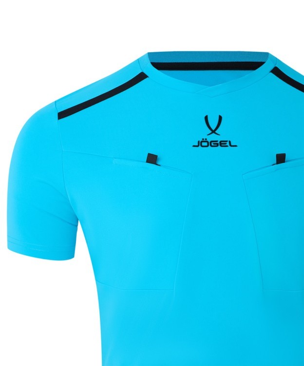 Футболка судейская JÖGEL DIVISION PerFormDRY Referee Tee, голубой (2123280)