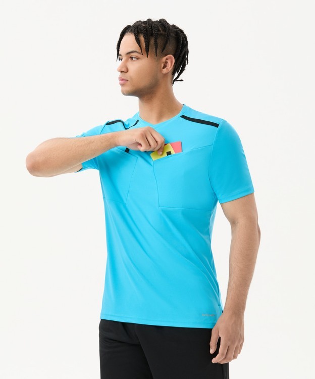 Футболка судейская JÖGEL DIVISION PerFormDRY Referee Tee, голубой (2123280)