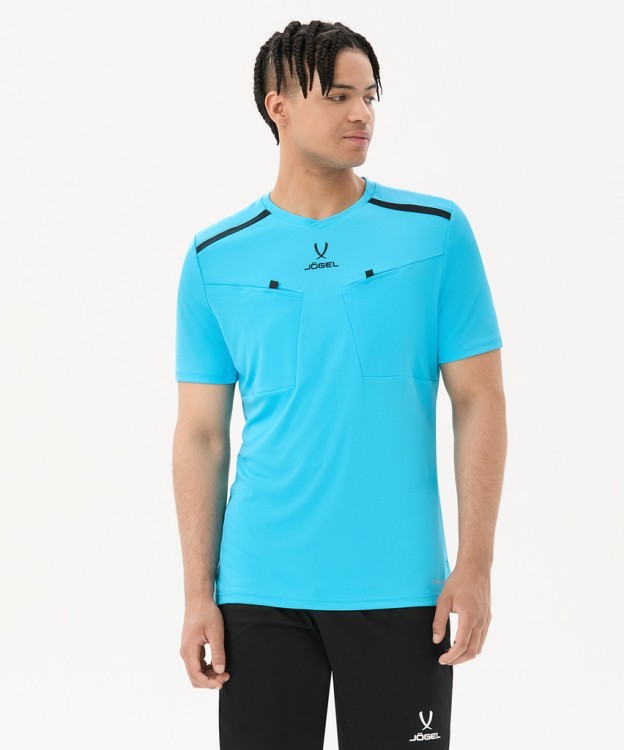 Футболка судейская JOGEL DIVISION PerFormDRY Referee Tee, голубой (2123280)