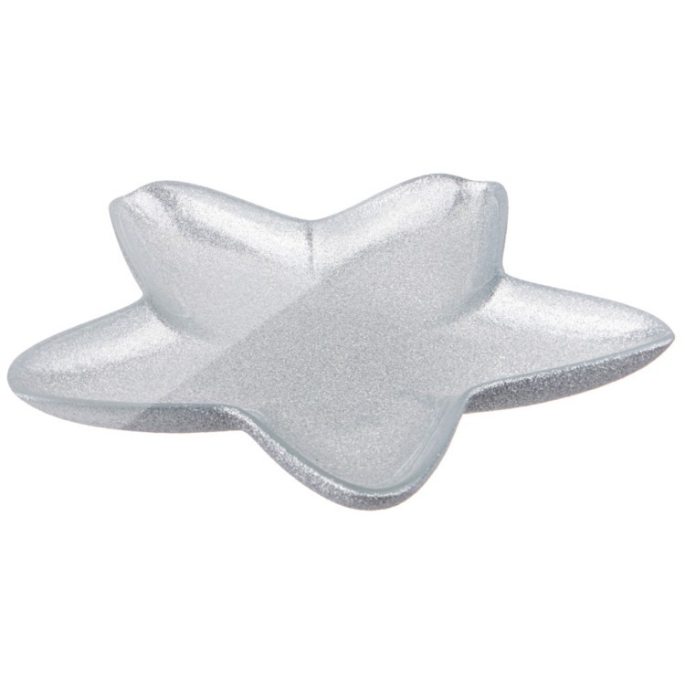 Блюдо "star" silver shiny 22см АКСАМ (339-222)