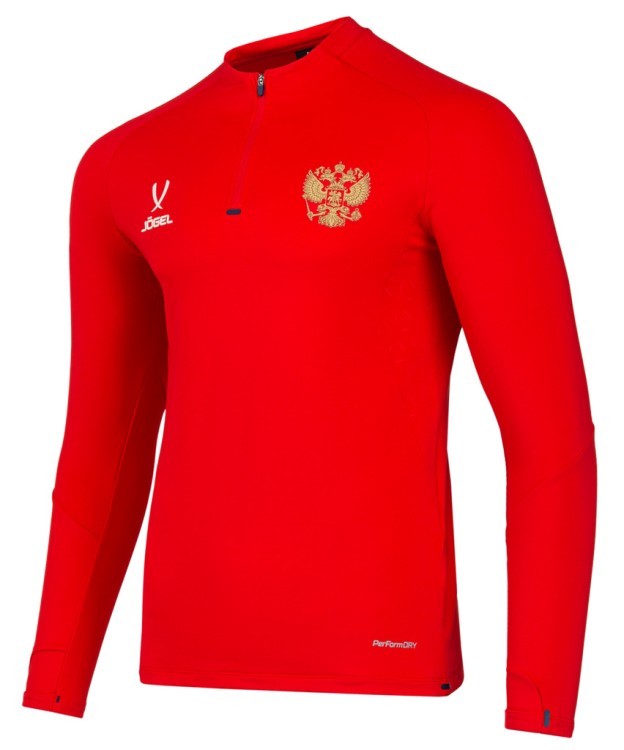 Джемпер тренировочный JÖGEL NATIONAL PerFormDRY Training Zip Top, красный (2110415)