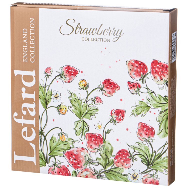 Тарелка закусочная lefard "strawberry" 22,3 см Lefard (368-532)