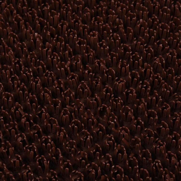 Щетинистое покрытие противоскользящее Vortex Травка рулон 90х1500 см темно-коричневый 24002 (63384)