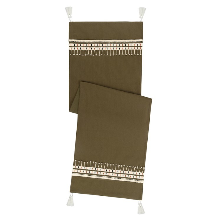 Дорожка на стол nomad grid из коллекции ethnic, 45х150 см (79770)