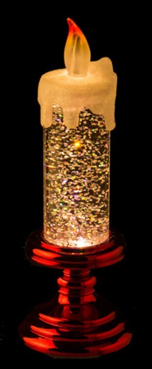 Фигурка с подсветкой "свеча" 7*7 см. высота=20,5 см Lefard (786-231)
