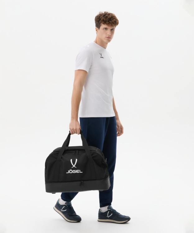 Сумка спортивная с двойным дном JOGEL Division Double Bottom Bag, черный (2130726)