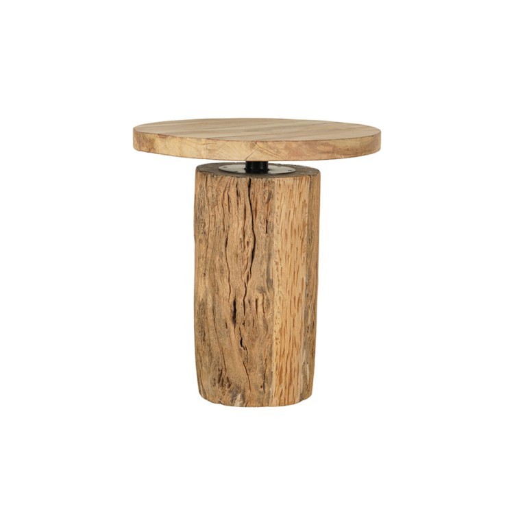 Стол кофейный XIX век, Индия PR52770, Тиковое дерево, Natural brown, ROOMERS ANTIQUE