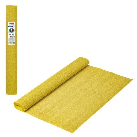 Бумага гофр. Brauberg Fiore 140 г/м2 янтарная (979) 50х250 см 112571 (5) (87048)