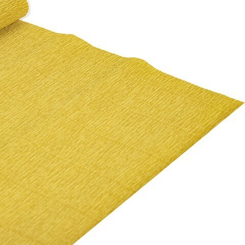 Бумага гофр. Brauberg Fiore 140 г/м2 янтарная (979) 50х250 см 112571 (5) (87048)