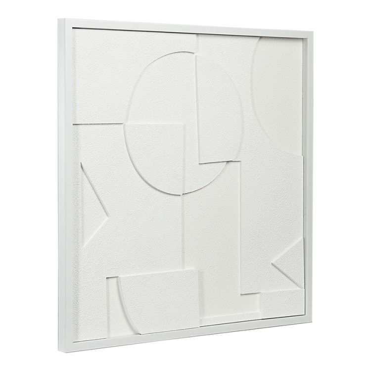 Панно декоративное с эффектом 3d minimalism, с белой рамой, 60х60 см (77480) Панно декоративное с эффектом 3d minimalism, с белой рамой, 60х60 см (77480)