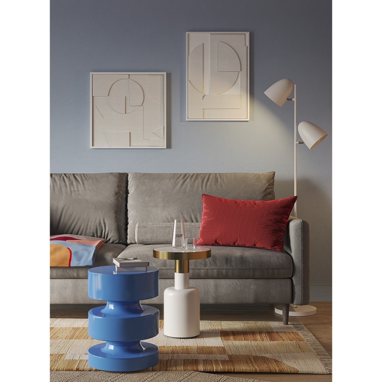 Панно декоративное с эффектом 3d minimalism, с белой рамой, 60х60 см (77480)