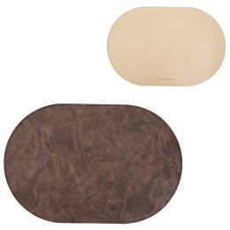 Салфетка сервировочная pool, 30х45 см, коричневая/золотистый металлик (80102)